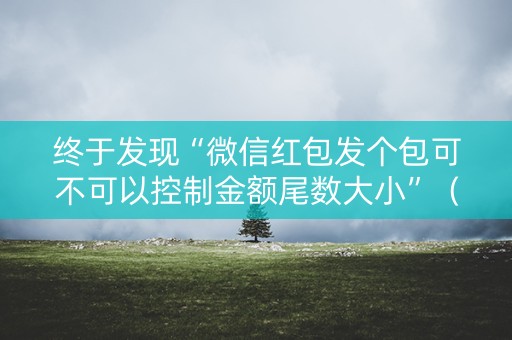终于发现“微信红包发个包可不可以控制金额尾数大小”（详细透视教程）-哔哩哔哩