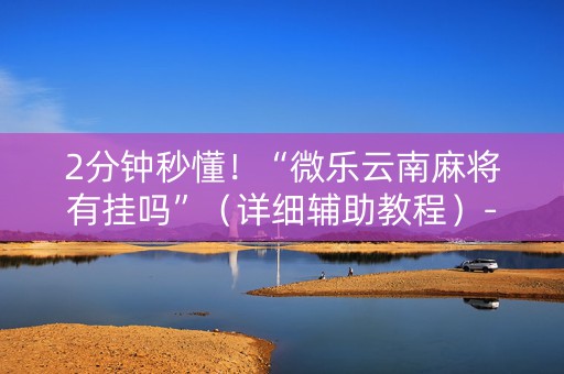 2分钟秒懂！“微乐云南麻将有挂吗”（详细辅助教程）-哔哩哔哩