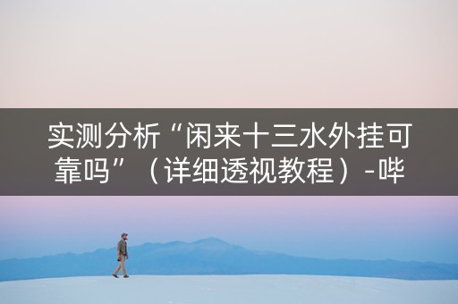 实测分析“闲来十三水外挂可靠吗”（详细透视教程）-哔哩哔哩