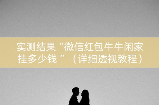 实测结果“微信红包牛牛闲家挂多少钱 ”（详细透视教程）-哔哩哔哩