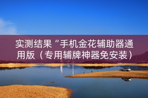 实测结果“手机金花辅助器通用版（专用辅牌神器免安装）