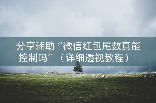 分享辅助“微信红包尾数真能控制吗”（详细透视教程）-哔哩哔哩