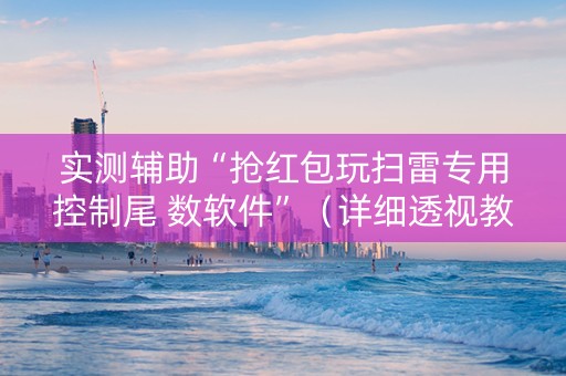 实测辅助“抢红包玩扫雷专用控制尾 数软件”（详细透视教程）-哔哩哔哩