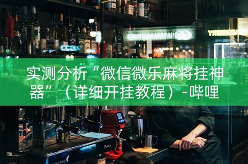 实测分析“微信微乐麻将挂神器”（详细开挂教程）-哔哩哔哩