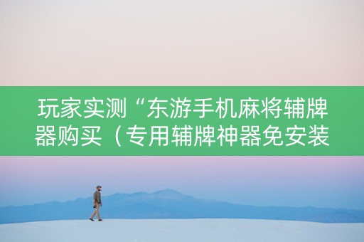 玩家实测“东游手机麻将辅牌器购买（专用辅牌神器免安装）