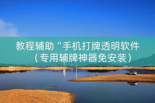 教程辅助“手机打牌透明软件（专用辅牌神器免安装）