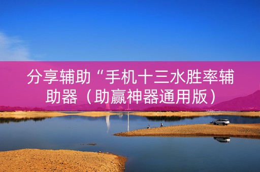 分享辅助“手机十三水胜率辅助器（助赢神器通用版）
