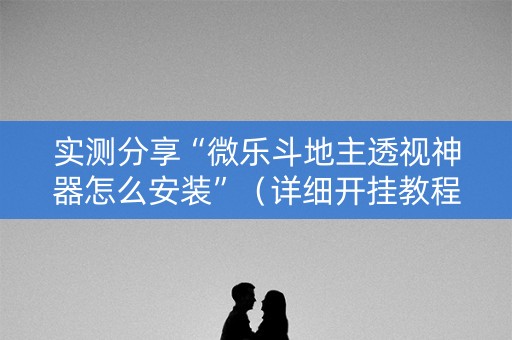 实测分享“微乐斗地主透视神器怎么安装”（详细开挂教程）-哔哩哔哩