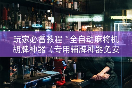 玩家必备教程“全自动麻将机胡牌神器（专用辅牌神器免安装）