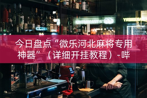 今日盘点“微乐河北麻将专用神器”（详细开挂教程）-哔哩哔哩