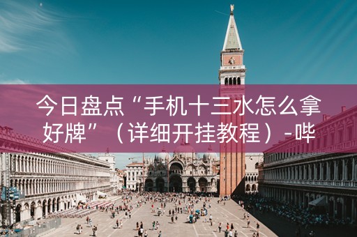 今日盘点“手机十三水怎么拿好牌”（详细开挂教程）-哔哩哔哩
