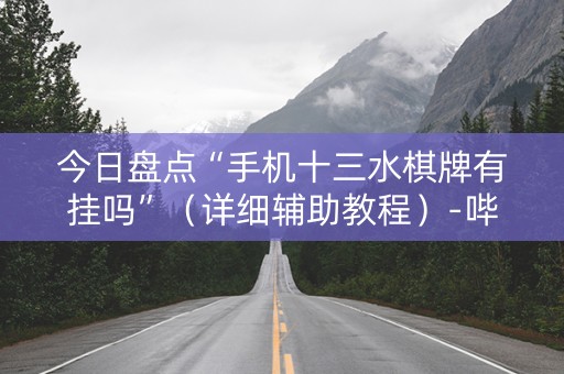 今日盘点“手机十三水棋牌有挂吗”（详细辅助教程）-哔哩哔哩