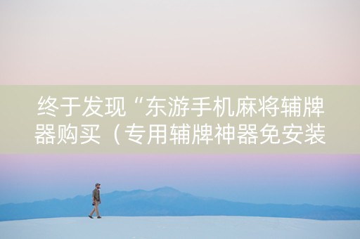 终于发现“东游手机麻将辅牌器购买（专用辅牌神器免安装）