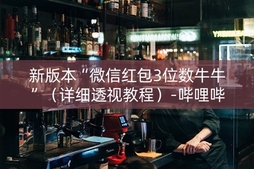 新版本“微信红包3位数牛牛”（详细透视教程）-哔哩哔哩