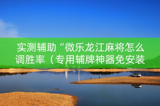 实测辅助“微乐龙江麻将怎么调胜率（专用辅牌神器免安装）