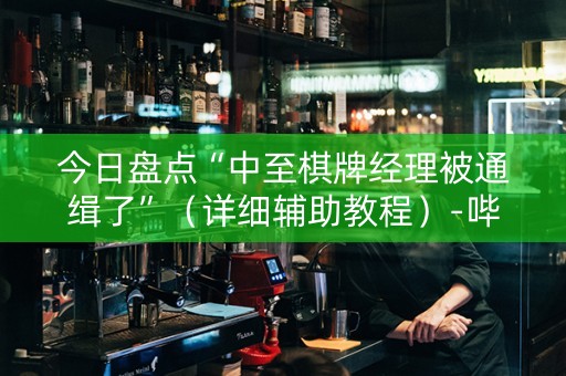 今日盘点“中至棋牌经理被通缉了”（详细辅助教程）-哔哩哔哩
