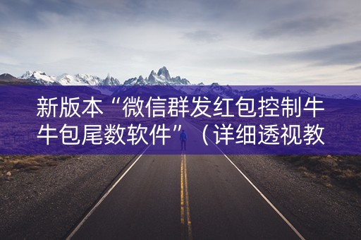 新版本“微信群发红包控制牛牛包尾数软件”（详细透视教程）-哔哩哔哩