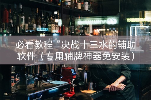必看教程“决战十三水的辅助软件（专用辅牌神器免安装）