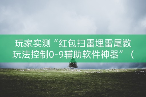 玩家实测“红包扫雷埋雷尾数玩法控制0-9辅助软件神器”（详细透视教程）-哔哩哔哩