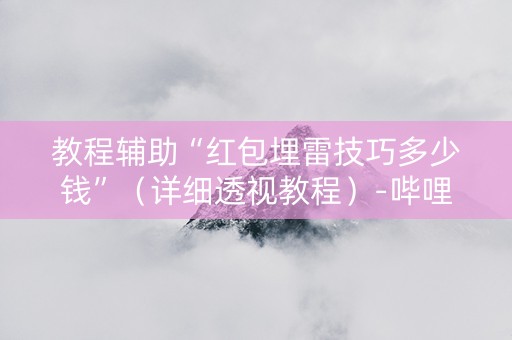 教程辅助“红包埋雷技巧多少钱”（详细透视教程）-哔哩哔哩