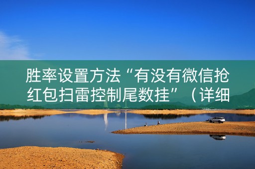 胜率设置方法“有没有微信抢红包扫雷控制尾数挂”（详细透视教程）-哔哩哔哩