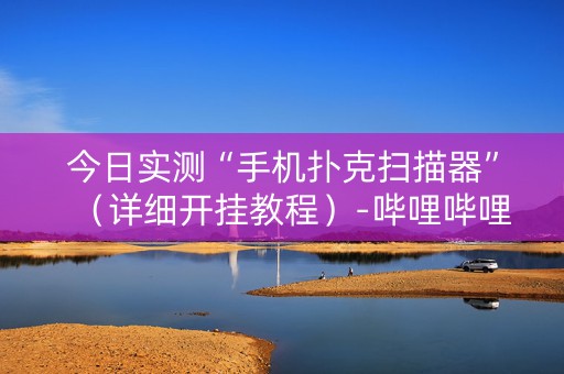 今日实测“手机扑克扫描器”（详细开挂教程）-哔哩哔哩
