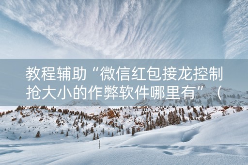 教程辅助“微信红包接龙控制抢大小的作弊软件哪里有”（详细透视教程）-哔哩哔哩