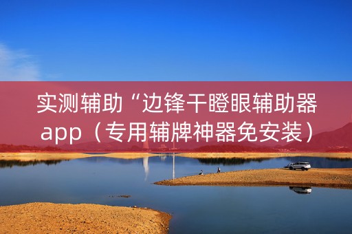 实测辅助“边锋干瞪眼辅助器app（专用辅牌神器免安装）