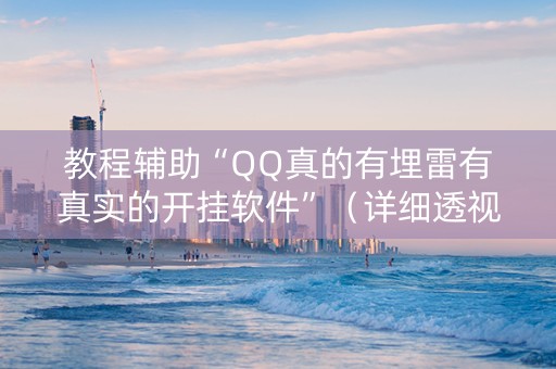 教程辅助“QQ真的有埋雷有真实的开挂软件”（详细透视教程）-哔哩哔哩