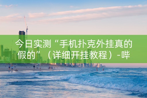 今日实测“手机扑克外挂真的假的”（详细开挂教程）-哔哩哔哩