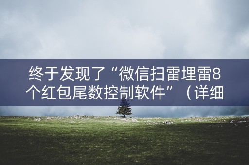 终于发现了“微信扫雷埋雷8个红包尾数控制软件”（详细透视教程）-哔哩哔哩