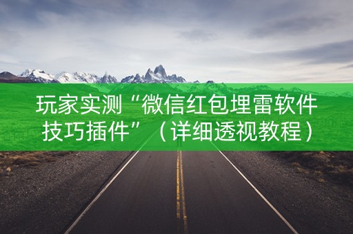 玩家实测“微信红包埋雷软件技巧插件”（详细透视教程）-哔哩哔哩