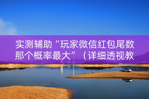 实测辅助“玩家微信红包尾数那个概率最大”（详细透视教程）-哔哩哔哩