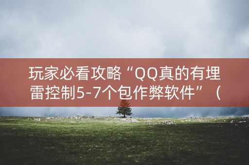 玩家必看攻略“QQ真的有埋雷控制5-7个包作弊软件”（详细透视教程）-哔哩哔哩