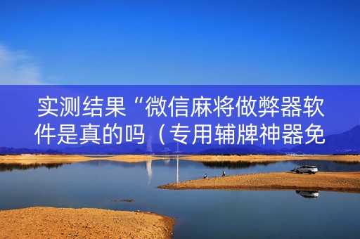 实测结果“微信麻将做弊器软件是真的吗（专用辅牌神器免安装）