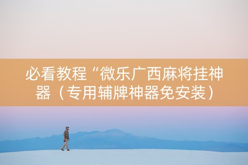 必看教程“微乐广西麻将挂神器（专用辅牌神器免安装）