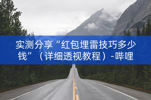 实测分享“红包埋雷技巧多少钱”（详细透视教程）-哔哩哔哩