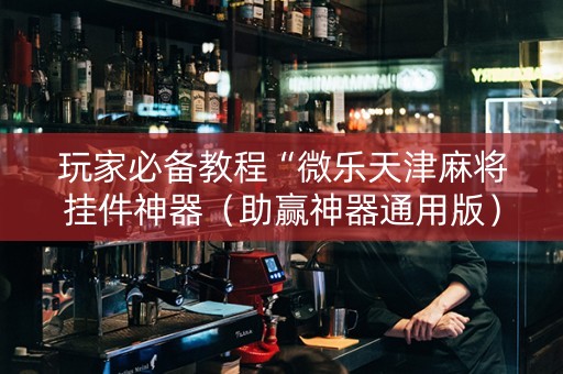 玩家必备教程“微乐天津麻将挂件神器（助赢神器通用版）