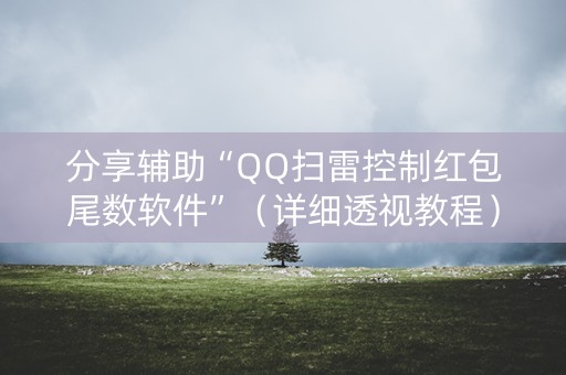 分享辅助“QQ扫雷控制红包尾数软件”（详细透视教程）-哔哩哔哩