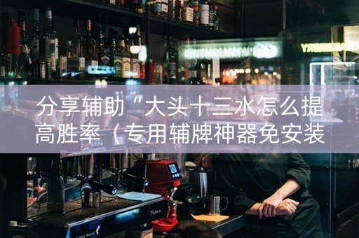 分享辅助“大头十三水怎么提高胜率（专用辅牌神器免安装）