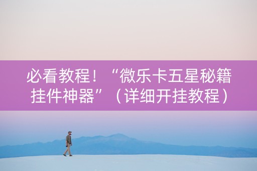 必看教程！“微乐卡五星秘籍挂件神器”（详细开挂教程）-哔哩哔哩