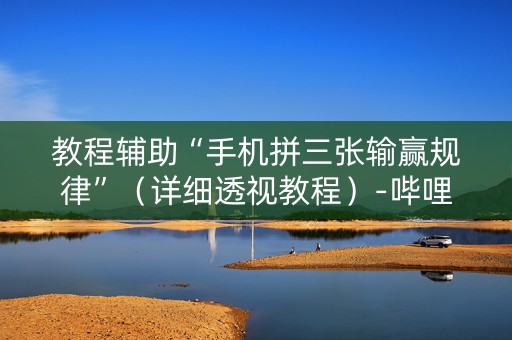 教程辅助“手机拼三张输赢规律”（详细透视教程）-哔哩哔哩
