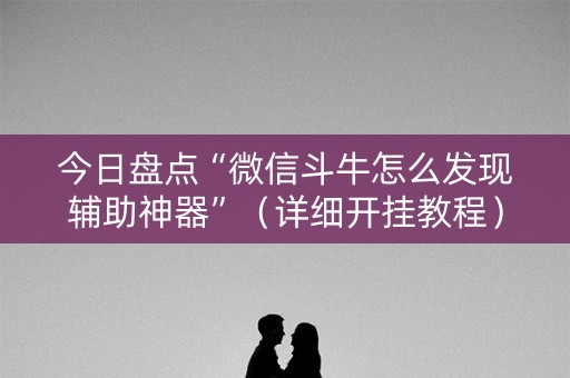 今日盘点“微信斗牛怎么发现辅助神器”（详细开挂教程）-哔哩哔哩