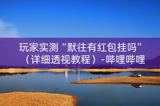 玩家实测“默往有红包挂吗”（详细透视教程）-哔哩哔哩