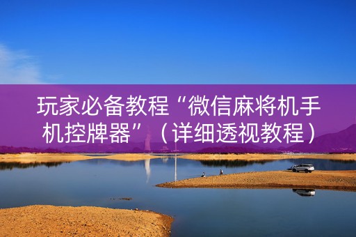 玩家必备教程“微信麻将机手机控牌器”（详细透视教程）-哔哩哔哩
