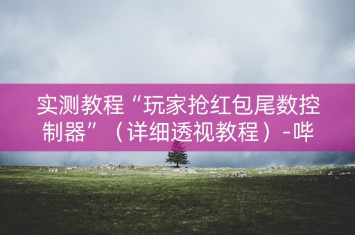 实测教程“玩家抢红包尾数控制器”（详细透视教程）-哔哩哔哩