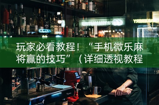 玩家必看教程！“手机微乐麻将赢的技巧”（详细透视教程）-哔哩哔哩