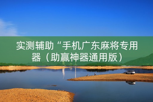 实测辅助“手机广东麻将专用器（助赢神器通用版）