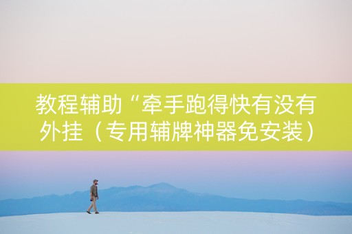 教程辅助“牵手跑得快有没有外挂（专用辅牌神器免安装）
