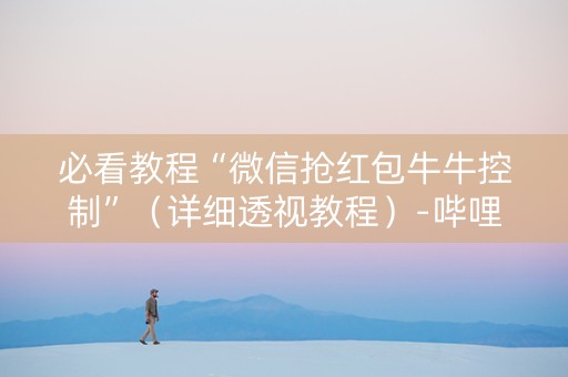 必看教程“微信抢红包牛牛控制”（详细透视教程）-哔哩哔哩